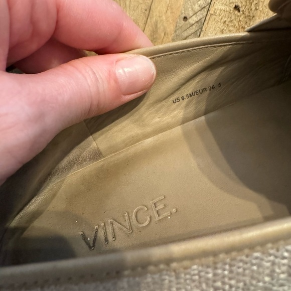 VINCE Preston Natural Linen Slip-On Sneakers - Picture 3 of 4